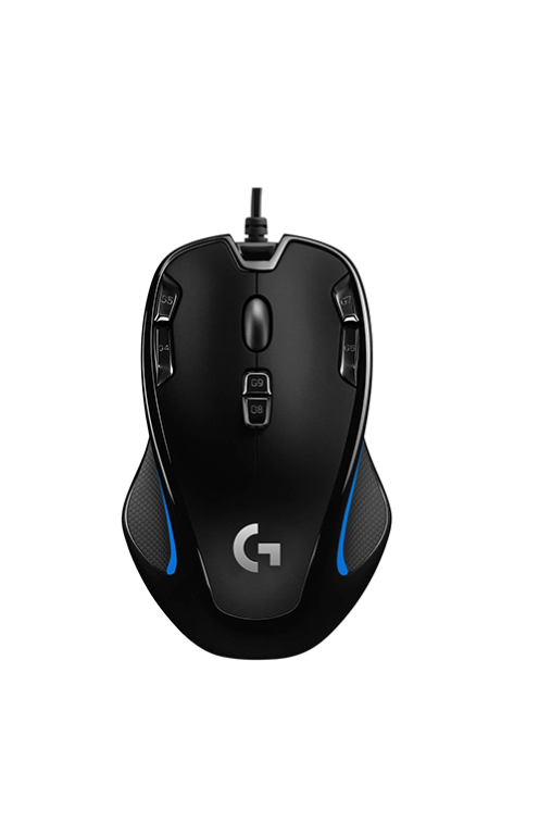Logitech G300s Optical Ambidextrous Gaming Mouse – 9 Programmable Buttons, Onboard Memory