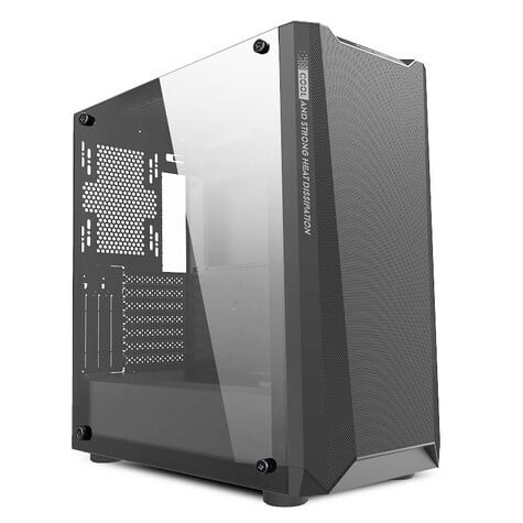 gaming case Power Train UG480610G - TG/USB3.0/Full/E-ATX/Grijs