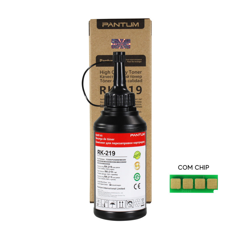 REFIL DE TONER RK-219 | PD-219 | BK-PANTUM