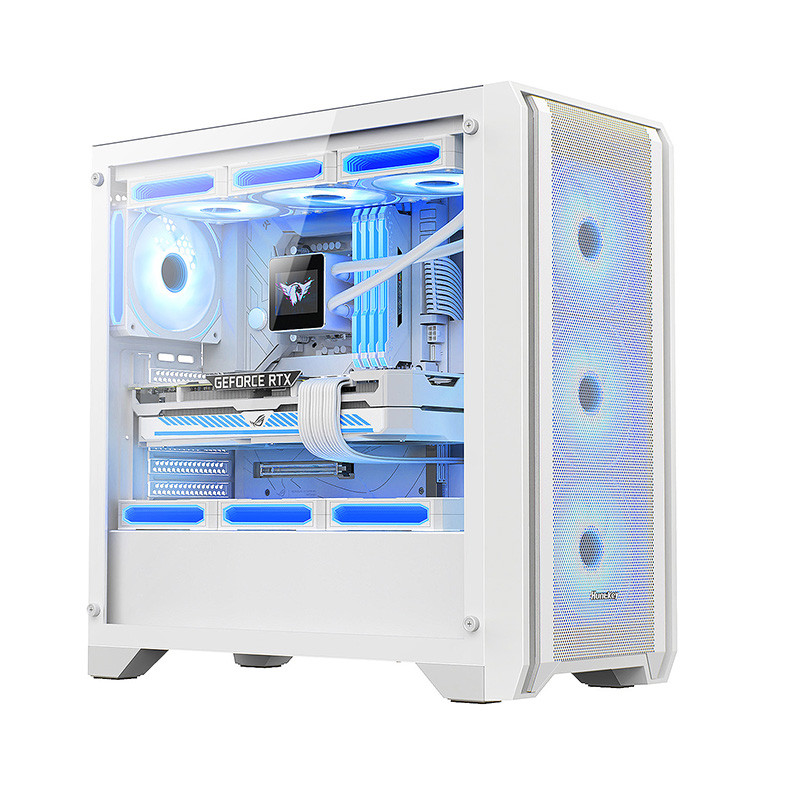 Huntkey GX750A Gaming Case 3 Fans - White