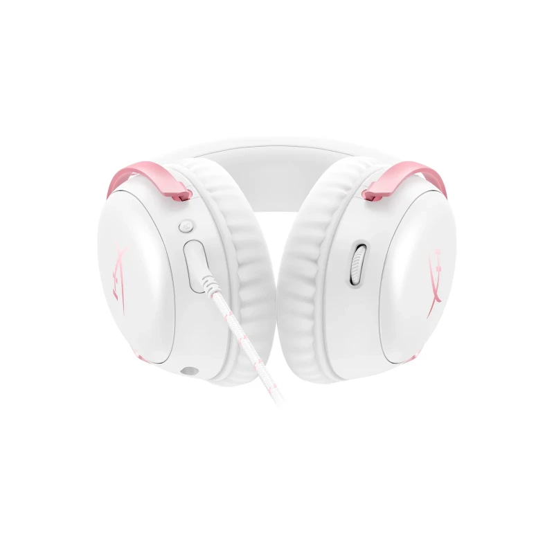HyperX Cloud III – Wired Gaming Headset (White\Pink) product thumbnail 4