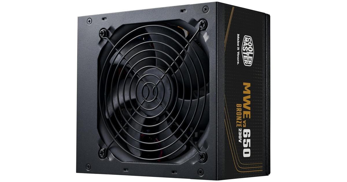 cooler master power supply 650w bronze 80plus 230V EU