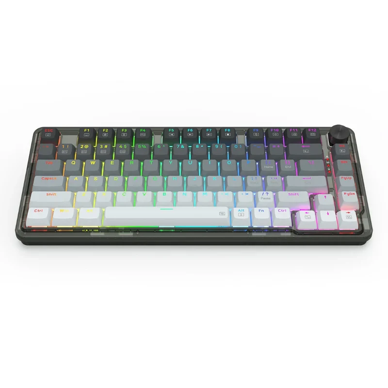 Redragon K673GG UCAL PRO 75% Wireless RGB Gaming Keyboard , Mechanical Keyboard , Red Switch.