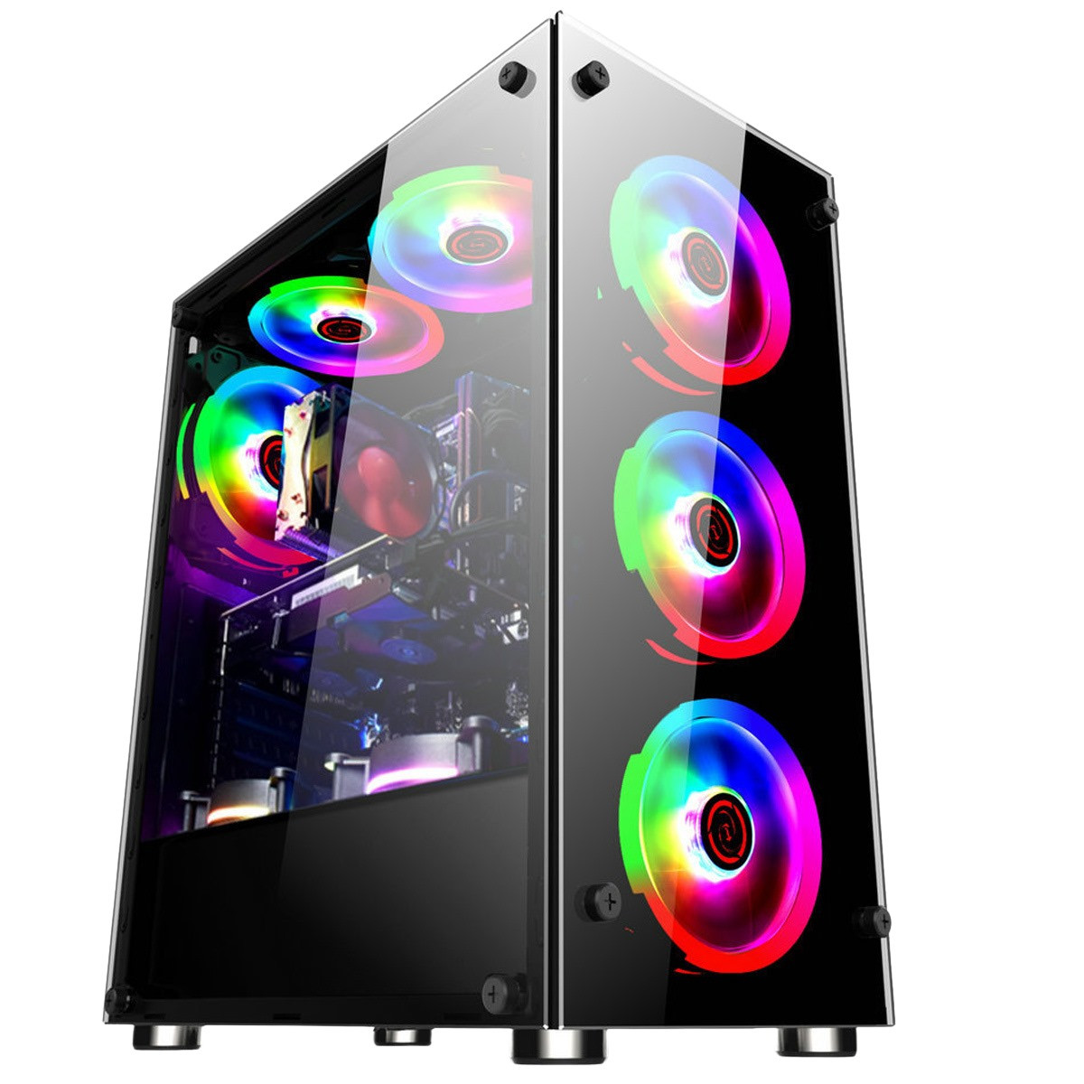 GAMING PC ( PC-9 ) Core i7-13700F / AIR COOLING / M.B B760M DDR5/ 16GB DDR5 / RTX 5070 12GB DDR7 / GAMING CASE / POWER SUPPLY  750W  / 500GB NVME