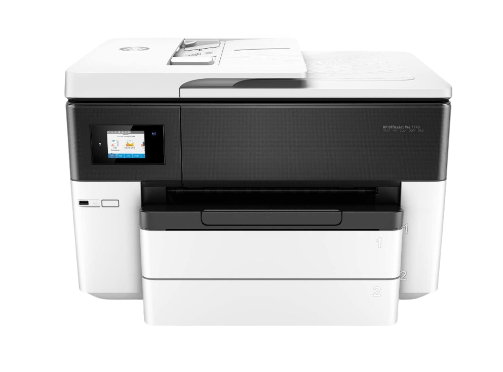 HP OfficeJet Pro 7740 All-In-One A3 Wide Format Wireless Printer With Automatic Document Feeder, Network-Ready, Duplex Printing & A3 Scanner