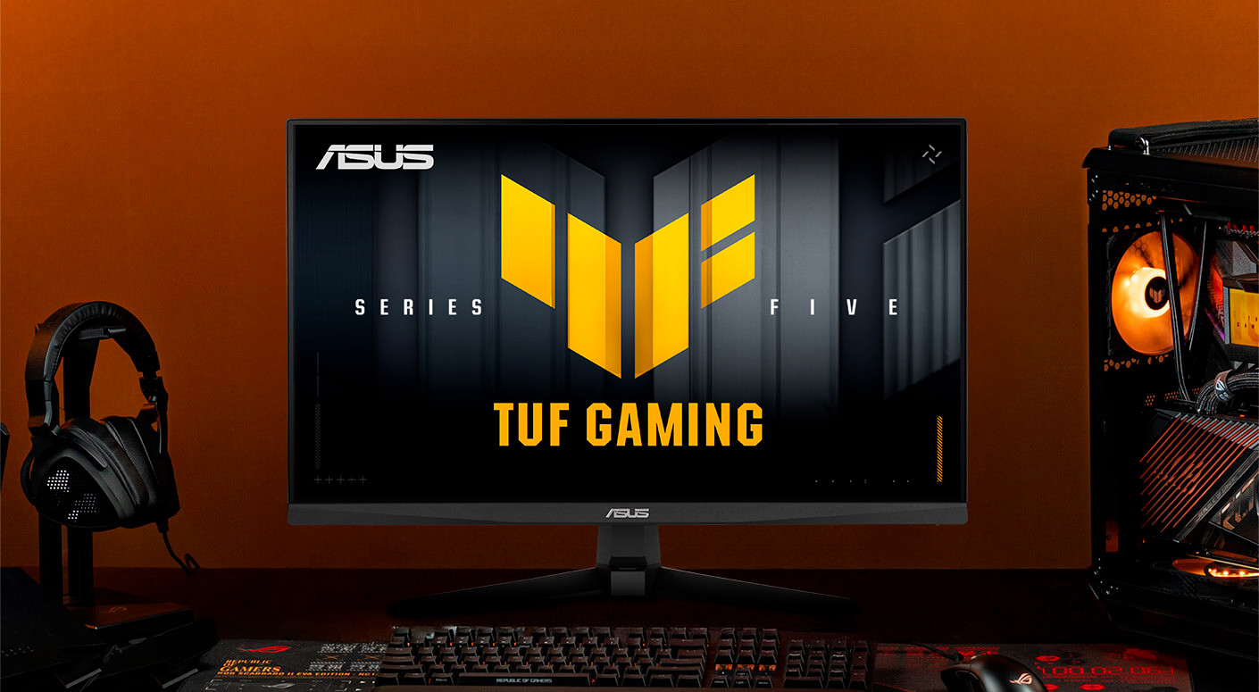 ASUS TUF Gaming VG279QM5A Gaming Monitor 27" Full HD Fast-IPS panel, 240Hz, 0.3ms , HDR10, G-SYNC® compatible, AMD FreeSync™ Premium, ELMB SYNC, 99% sRGB, DisplayWidget Center, Gaming AI w/ Speakers
