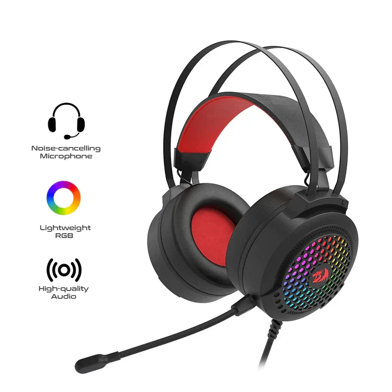 Redragon Carmen light weight rgb gaming headset H261