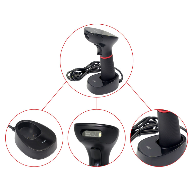 SUNLUX XL-9610 2D Barcode Scanner (2200mAh Battery Capacity Transfer distance 2.4G: 150M & Bluetooth:10M With memory, can store 100,000 EAN-13 barcode Long working time: one full charge suppo product thumbnail 3