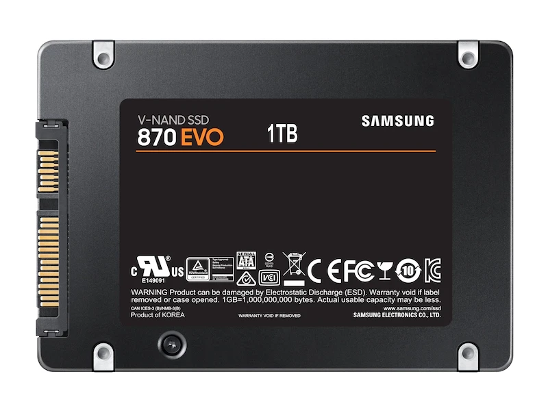 Samsung 870 EVO 1TB SATA 2.5" Internal SSD product thumbnail 5