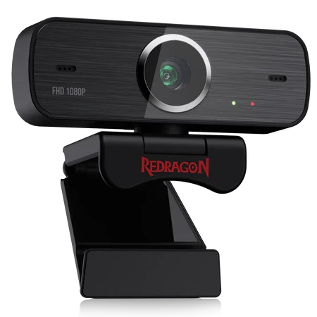 Redragon Gw800 Hitman 1080p Webcam with Built-in Dual Microphone