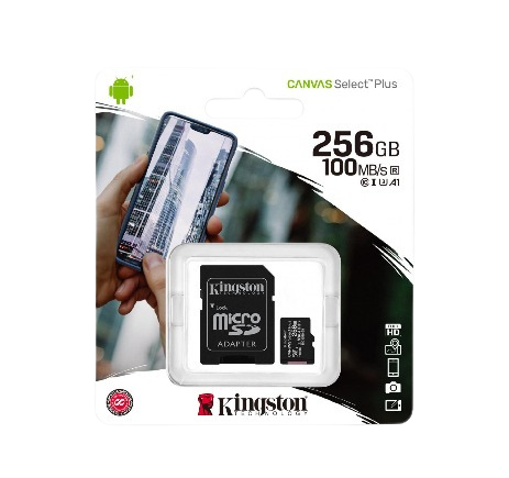 Kingston  Canvas Select Plus Micro SD Card 256GB