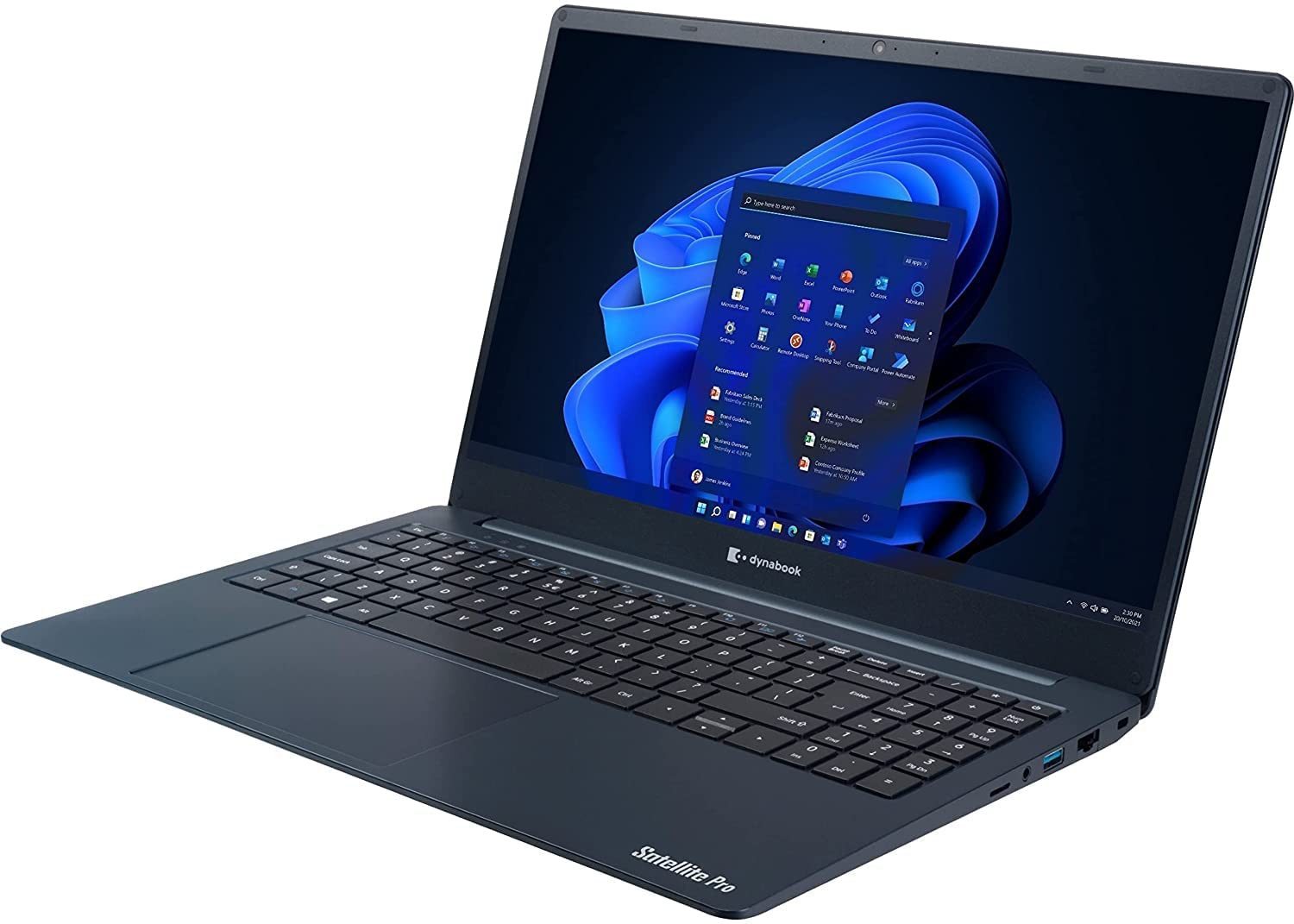 Dynabook Satellite Pro C50-J-12R Inte® 11Th Gen Core I5-1135G7 , 16 GB DDR4 , 256 GB NVMe® SSD , Intel® Iris® Xe Graphics , 15.6 TN 1366 x 768 (HD), Windows 10 Pro - Dark Blue