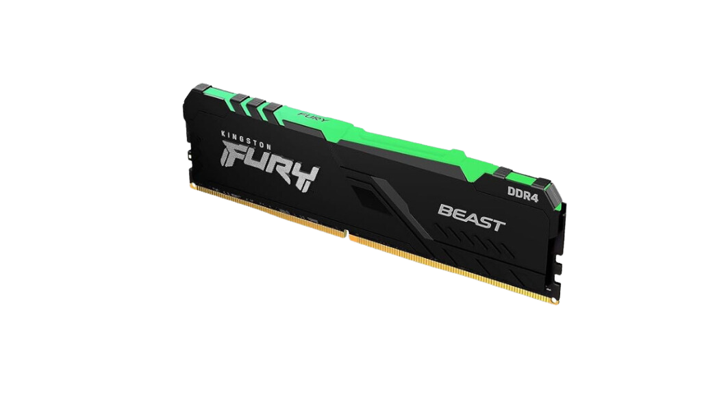 Kingston Fury Beast 16GB DDR4 3200Mhz CL16 1.35v XMP RGB DIMM RAM - KF432C16BB1A/16