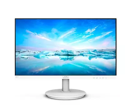 Philips 241V8W 23.8" 1920 x 1080 (FHD) IPS 75Hz 4ms HDMI 1.4 / VGA Flat Monitor - White