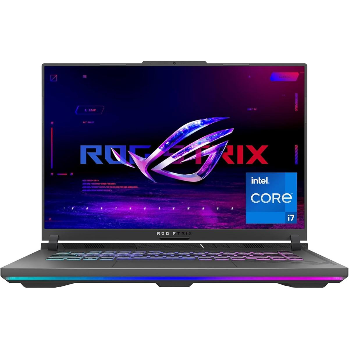 Laptop ASUS ROG Strix G16 Core I7-13650HX 13th Generation RTX 4060 8GB DDR6 16GB DDR5, 512GB SSD, 16-INCH FHD+ WUXGA, 165HZ  - Black