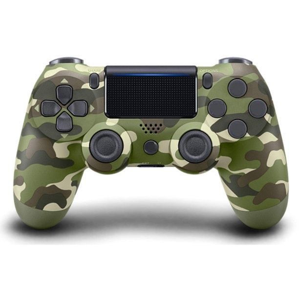 Game Controller for PS4 | DoubleShock 4 Wireless Controller |Green Camouflage - 360°Flexible JoyStick Function