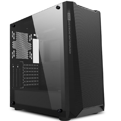 gaming case Power Train UG480610G - TG/USB3.0/Full/E-ATX/black