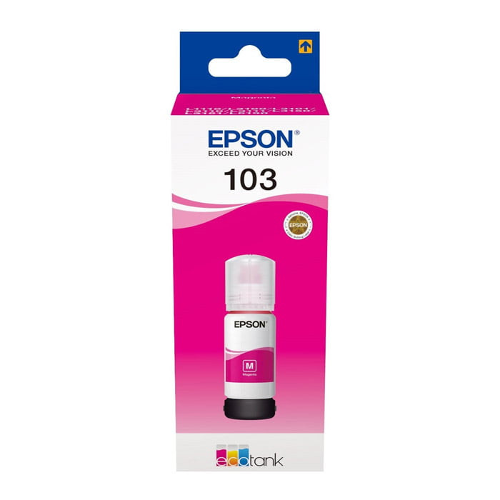 Epson 103 Magenta Original Ink Bottle Cartridge (C13T00S34A) 65ml